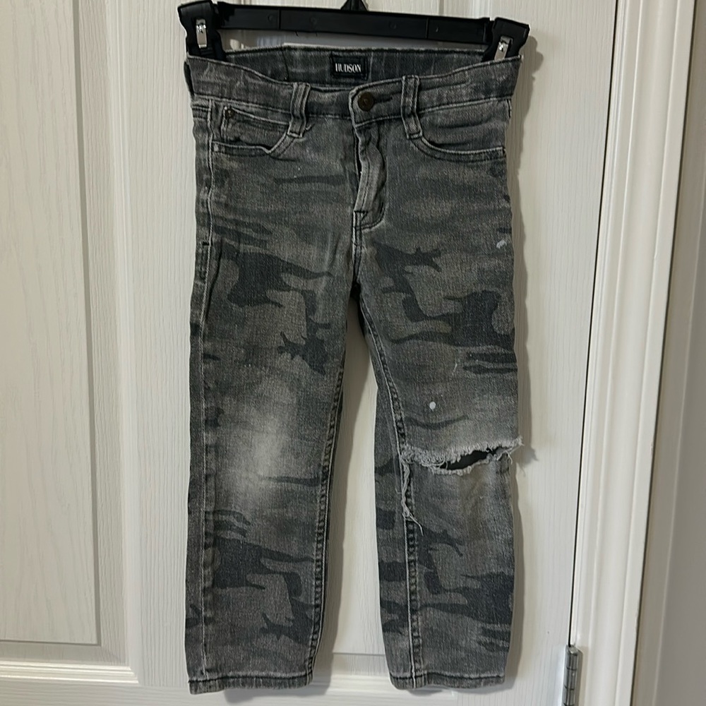 HUDSON Toddler Camo Distressed Jeans